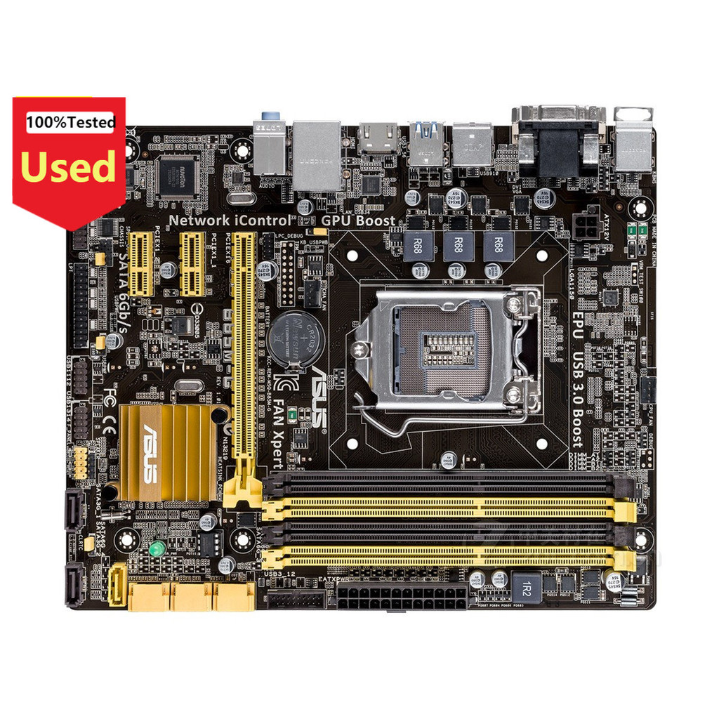 ASUS LGA1150 B85M-G Motherboard M-ATX  B85M DDR3 For Intel B85 32GB Desktop USB3.0 SATA3 Original  U