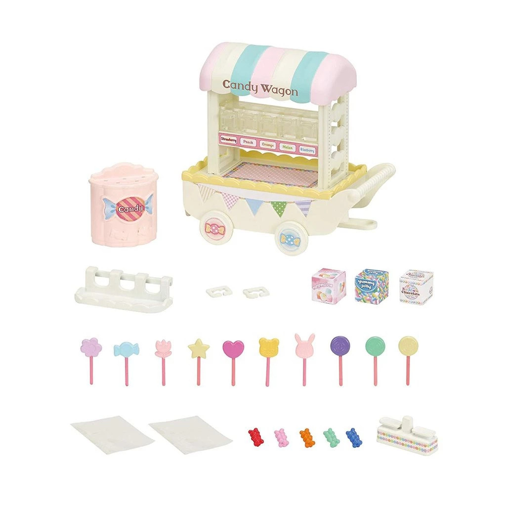 Mainan Koleksi Sylvanian Families Candy Wagon