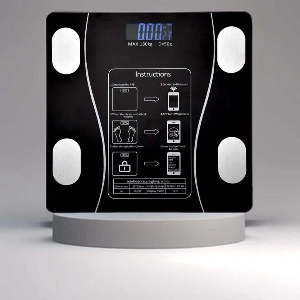 Pink Smart Bluetooth Weight Scale Home Body Scale Management Body Electronic Scale Bluetooth APP Bod