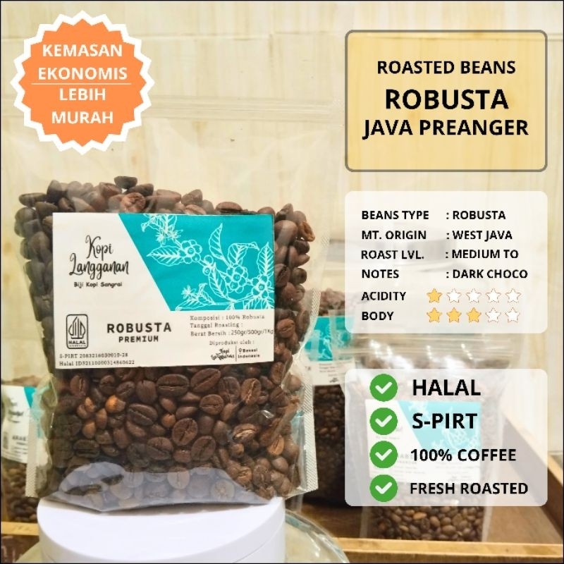 

Grosir Roasted Beans Robusta Grade 1 Biji Besar | Astrajingga Coffee