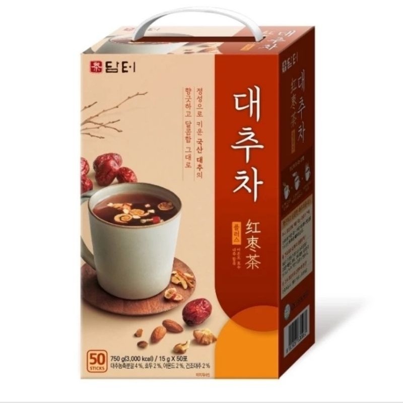 

[10 Sachet] Damtuh Teh Herbal Jujube Angco Korea / Damtuh