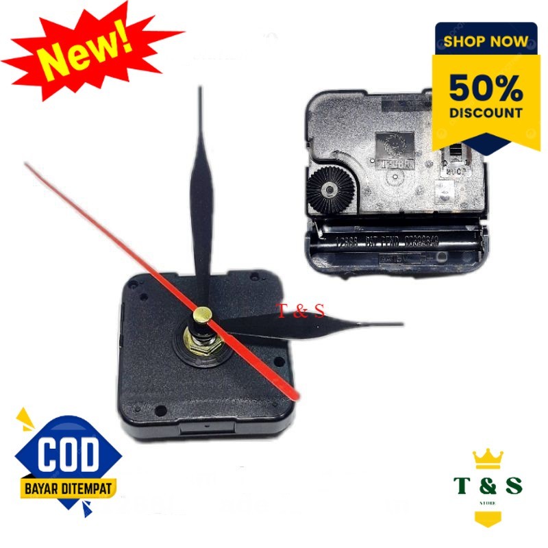 mesin jam dinding quartz on/off/mesin jam dinding bagus/mesin jam dinding 1288/mesin High Quality