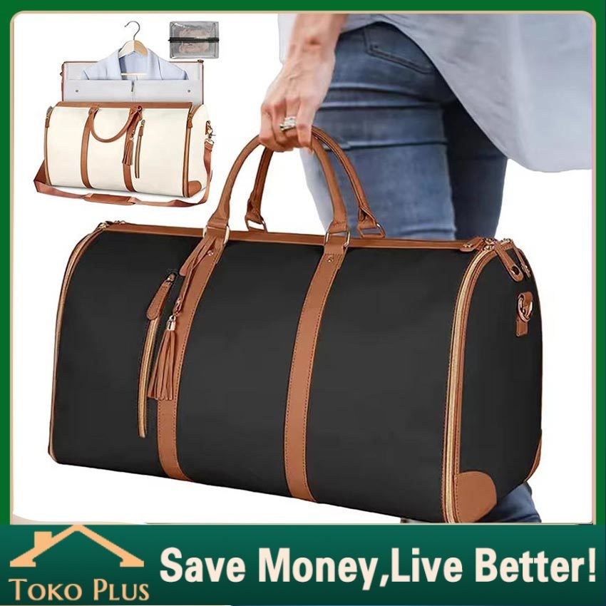 Tas Penyimpanantas Baju Jas Kantor Formal Pria Wanita Blazer Tas penyimpanantas baju Kulit Lipat Kap