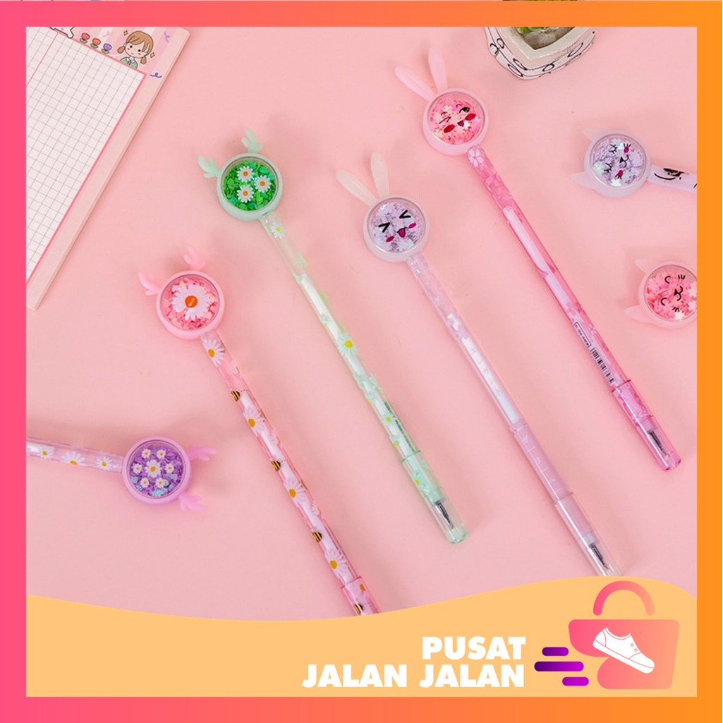 

PJJ - S5610 Pena Pulpen Gel Motif Karakter Kelinci Lucu / Bolpen Gel / Pulpen Gel 0.5mm / Stationery Sekolah / Pena Telinga Kelinci