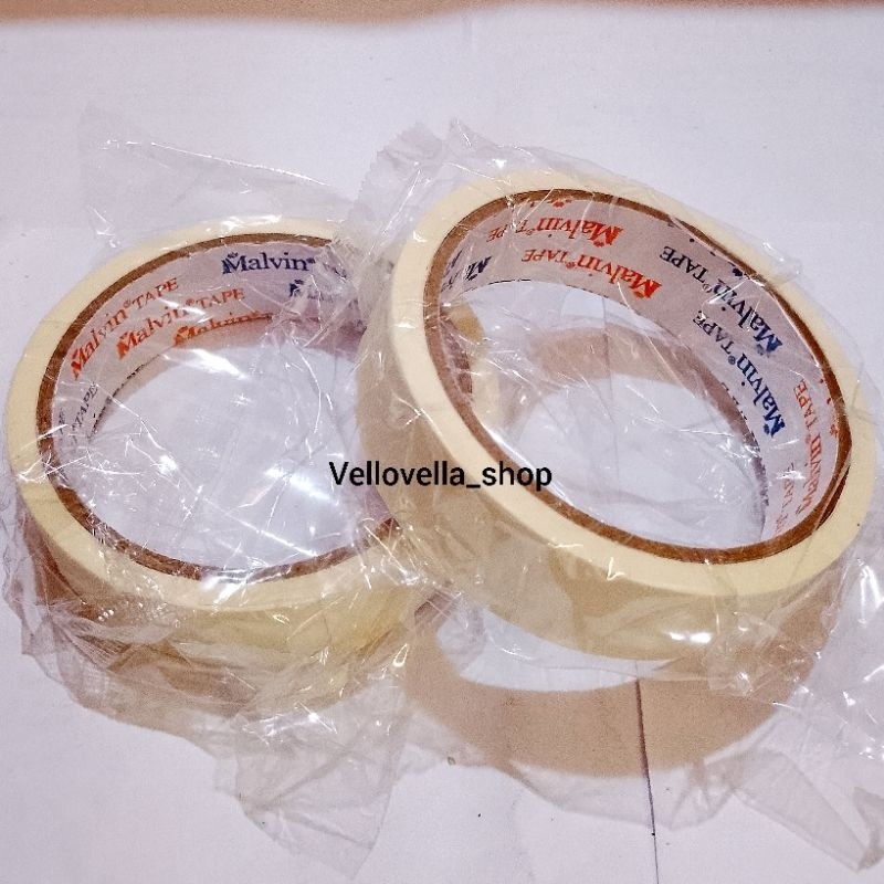 

1 INCH Lakban kertas / lem kertas / isolasi kertas / masking tape ukuran