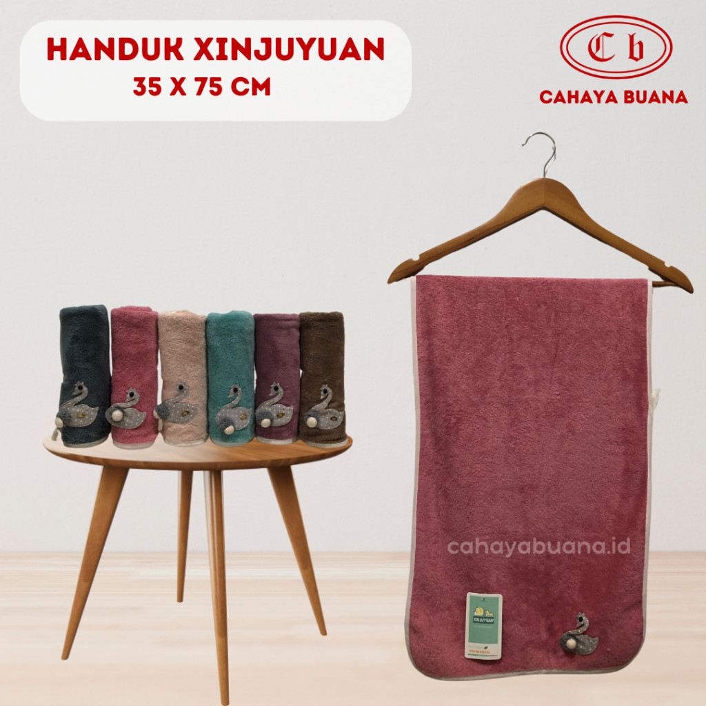 HANDUK MANDI HANDUK BAYI MEREK XINJUYUAN SIZE 35 x 75 cm