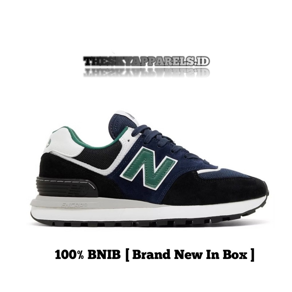 Sepatu Sneakers 574 X Junya Watanabe Man Legacy Navy Black 100% BNIB