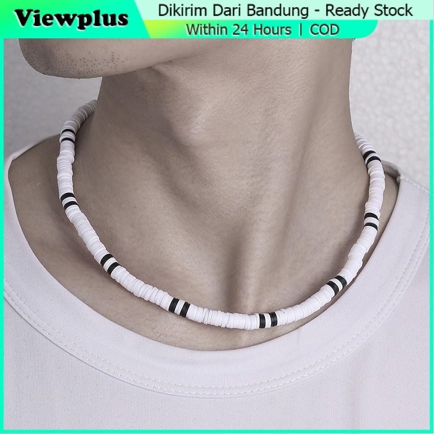 Kalung Manik Manik Aesthetic Pria Wanita Unisex Style Korea Beads Necklace