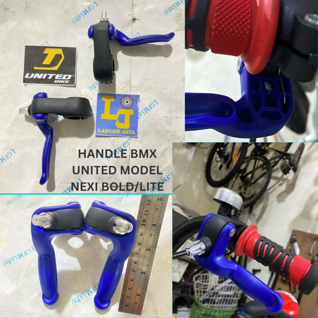 United Handle Tuas Rem Sepeda BMX 12-18 Inch Plastik Nexi Bold/Lite