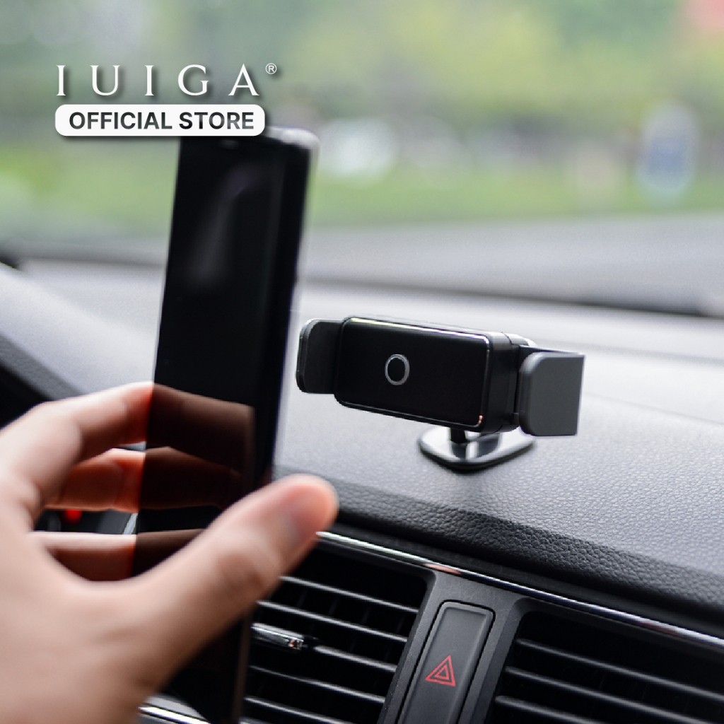 IUIGA Electric Car Phone Holder - Holder HP Mobil Otomatis – Car Phone Holder Elektrik Minimalis & E