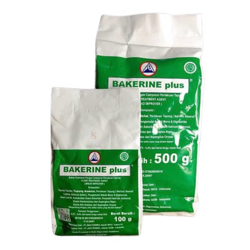 

BREAD IMPROVER BAKERIN PLUS / PELEMBUT ROTI 100GR & 500GR