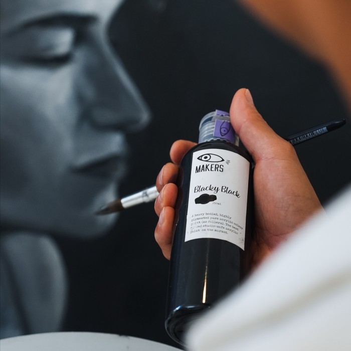 

best -Blacky Black Acrylic Paint