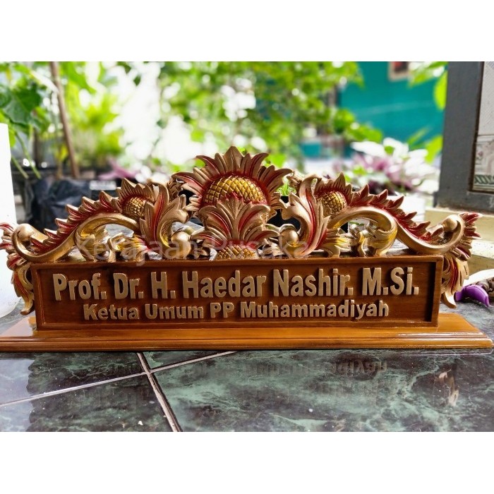 

PAPAN NAMA MEJA + PAPAN NAMA UKIR / PAPAN NAMA KAYU KP343