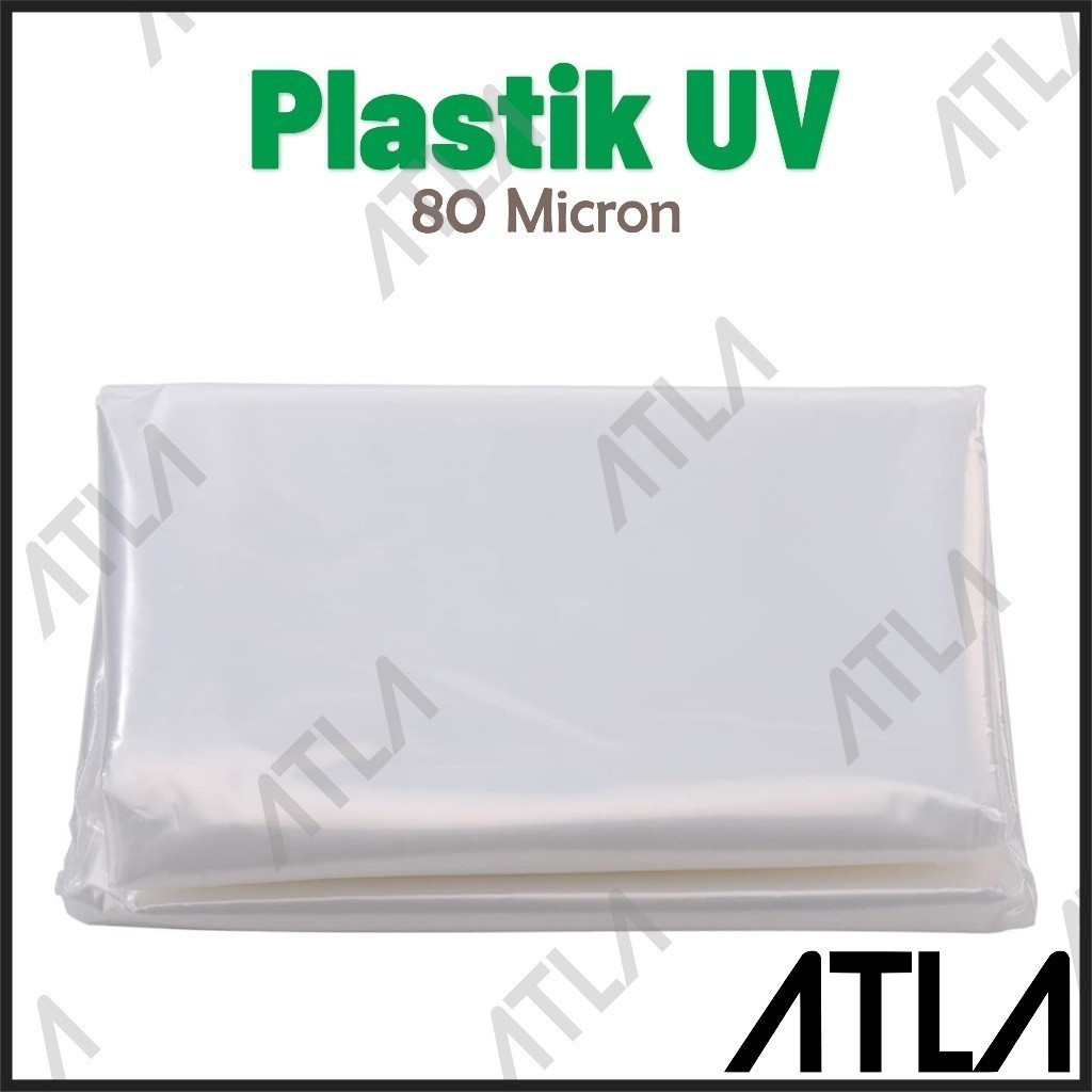 Plastik UV 2 3 4 6 Meter Transparan Putih Green House Film Tutup Atap Kolam Greenhouse Bening 2M 3M 