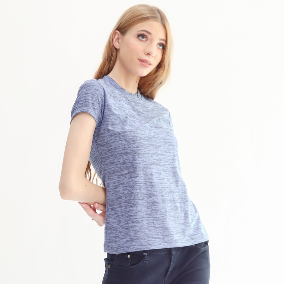 Sophistix Abra Knit Top in Dark Blue, knit top warna biru, atasan lounge warna biru, loungewear top