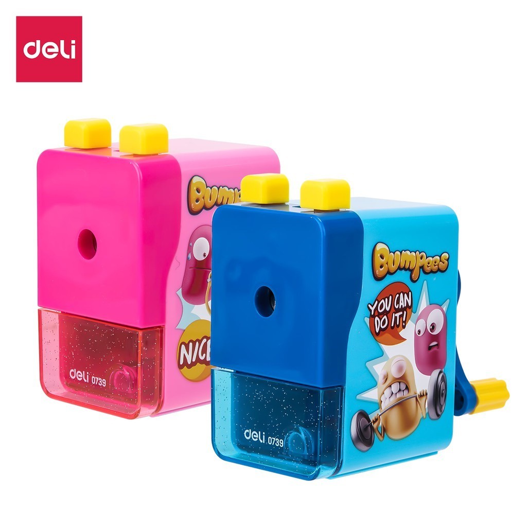 

Rautan Pensil Meja Deli E0739 Bumpees Manual Warna Cerah Lucu untuk Anak Sekolah