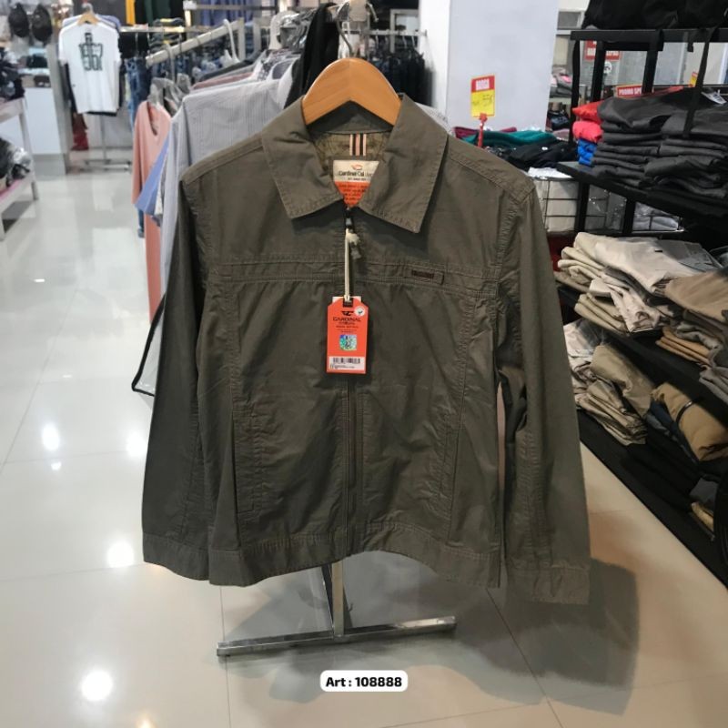 JAKET PRIA CARDINAL BAHAN KANVAS