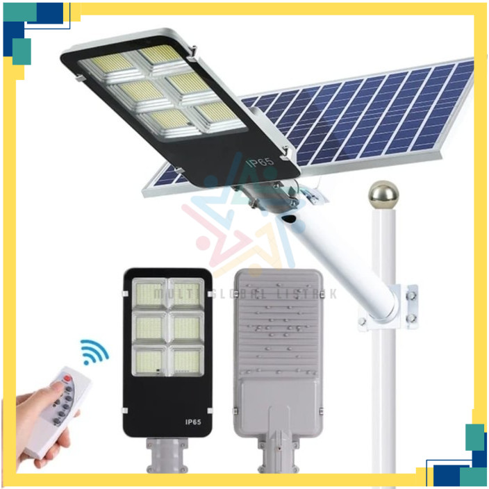 APOLLO LAMPU PJU JALAN LED SOLAR CELL 500W / KAP LAMPU JALAN PJU SOLAR PANEL 500 WATT