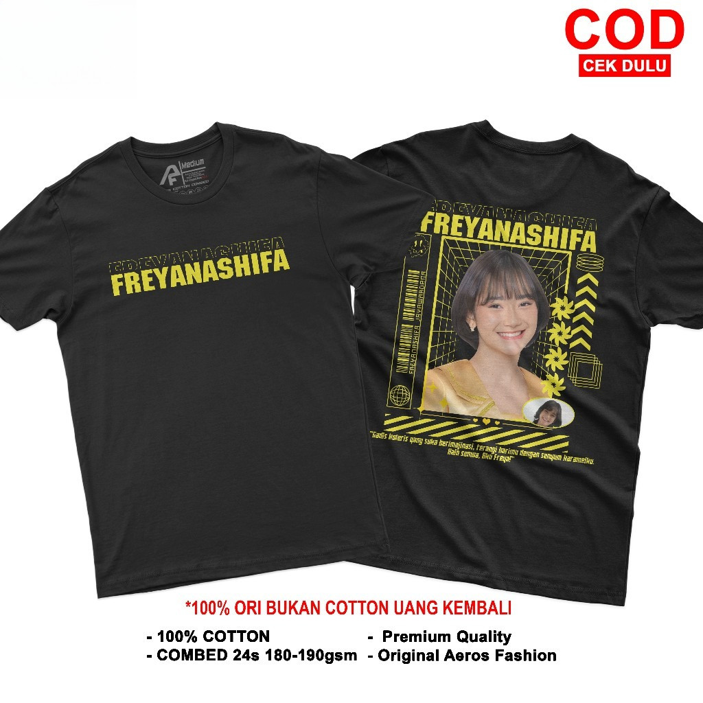 Kaos Jkt 48 Freya Tshirt Jkt 48 Oshi Freya Cotton Combed 24s Unisex
