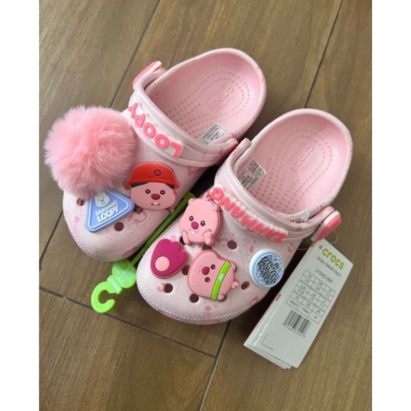 Sandal Crocs Anak Loopy Clog / Crocs zanmang Loopy anak / Crocs x Loopy Kids junior