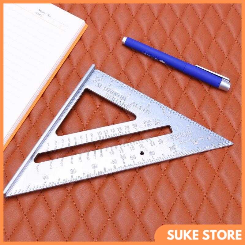 

Taffware Penggaris Siku Mistar Triangle Ruler Aluminium Alloy - VK18
