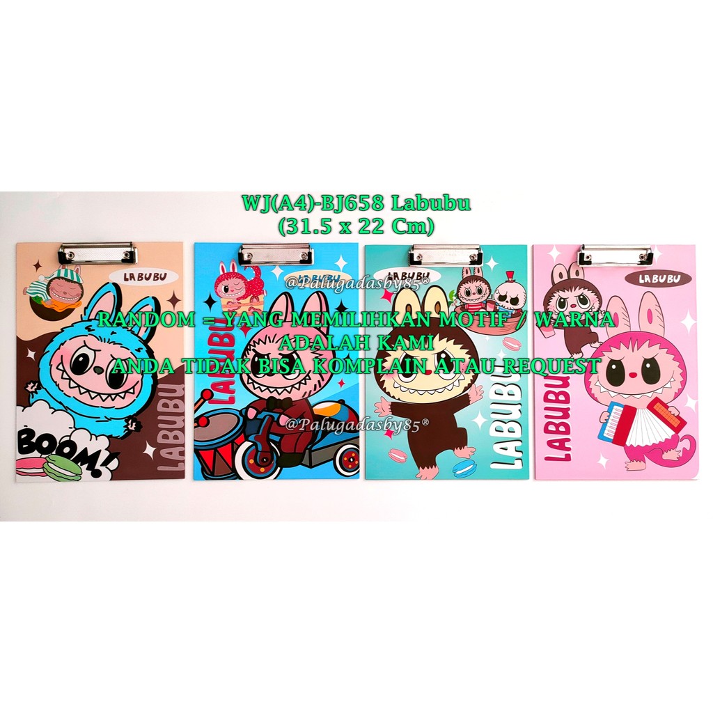 

(1 Biji) GROSIR Clip Board 31.2 x 22 Cm / Papan Ujian A4 / Clipboard GXIMP YiYi Kaida WJ(A4)-BJ