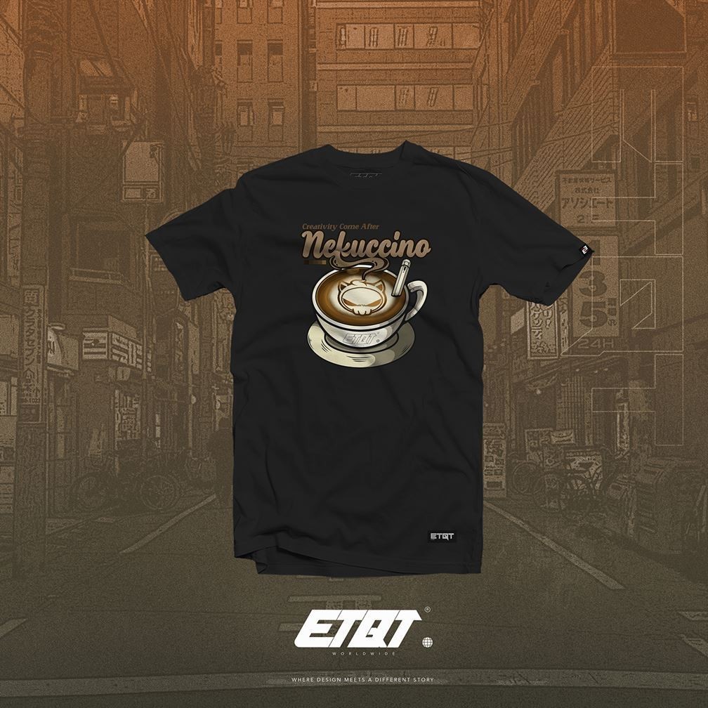 ETQT Anime Oversized Shirt - Unisex - ETQT Brand Shirt - Nekuccino