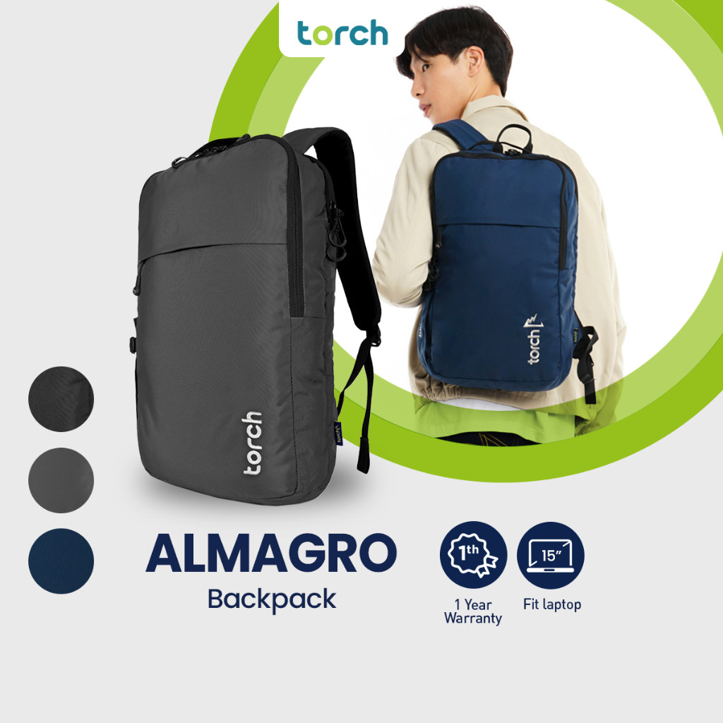 [PREMIUM ORIGINAL] TORCH Almagro Tas Totebag Ransel Punggung Sekolah Kerja Jinjing Laptop Pria Wanit