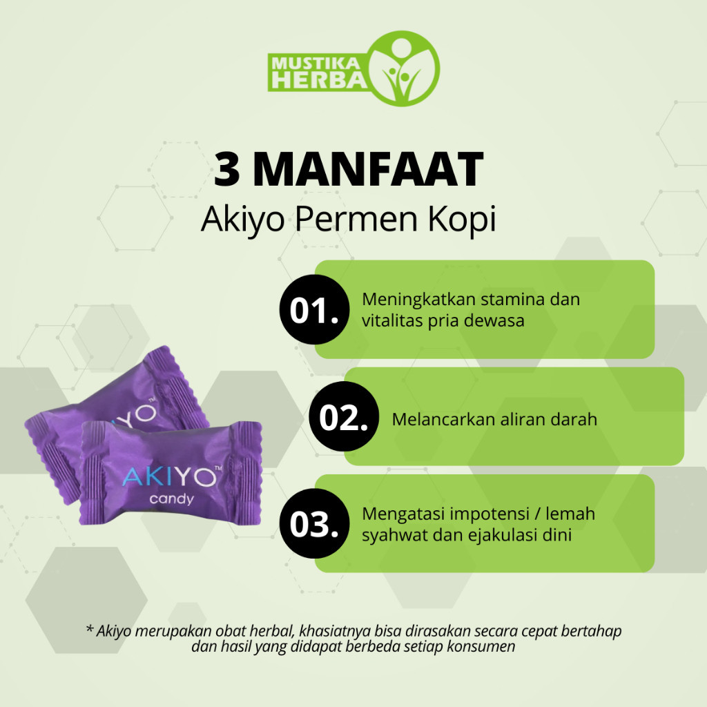 

QH Permen AKIYO Candy Original Asli BPOM Ecer 1 Pcs