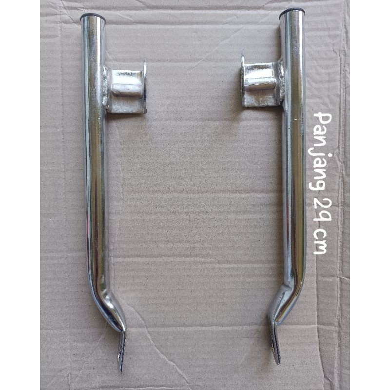 (COD) BEGEL PANJANG CB100 BEGEL CB100 PANJANG Begel CB GL  potong Panjang belakang tebal crome