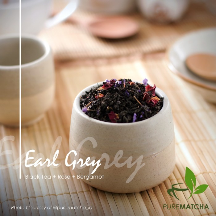 

Artisan Cafe Tea Earl Grey Indonesian Black Teh Rose Bergamot 100gr