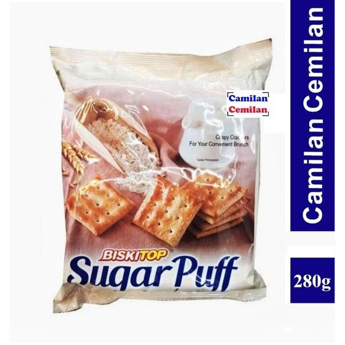 

Biskitop Sugar Puff Crackers Manis Malkist 280 gram