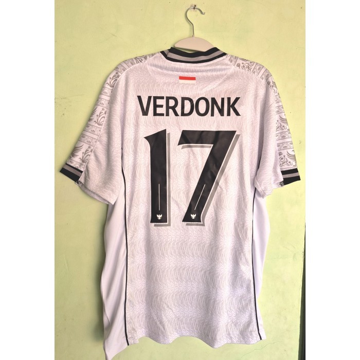 JERSEY BAJU BOLA TIMNAS INDONESIA AWAY 2025 + NAMESET