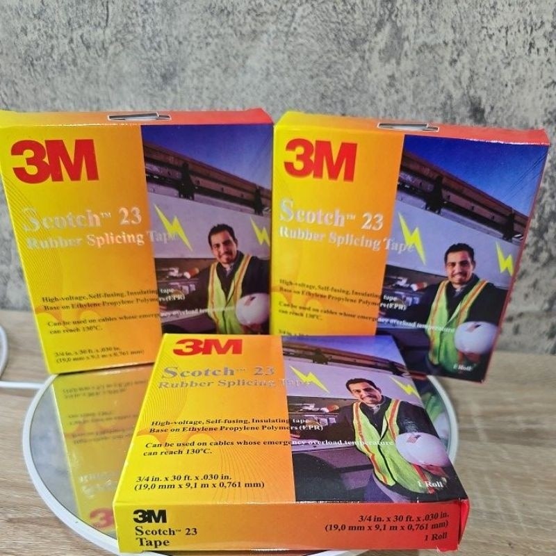 Isolasi 3M Rubber Scotch 23 Isolasi Listrik