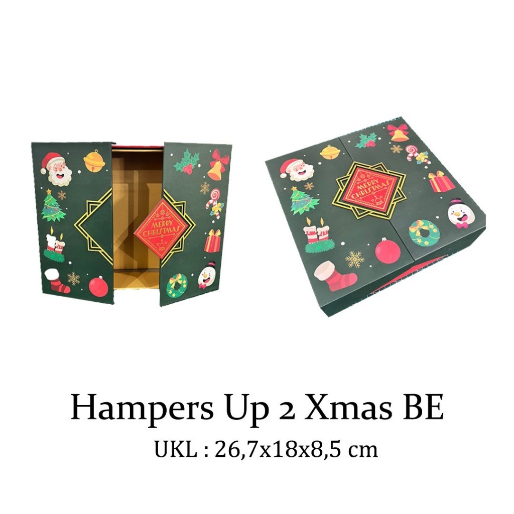

Hampers Up 2 Xmas BE sz 26.7 x 26 x 8.5 cm