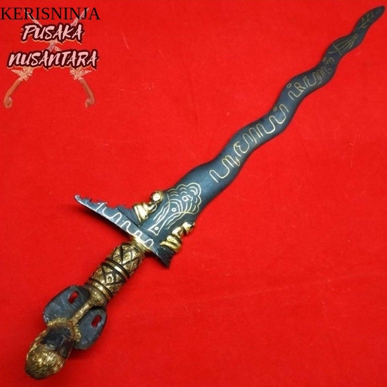 Keris Putut Kembar Omyang Jimbe Kinatah Rajah Jawa Alusan NJ15