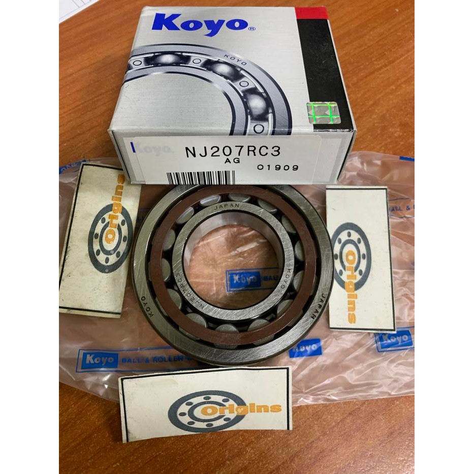 BEARING NJ 207 R C3 KOYO ASLI JAPAN NJ207RC3
