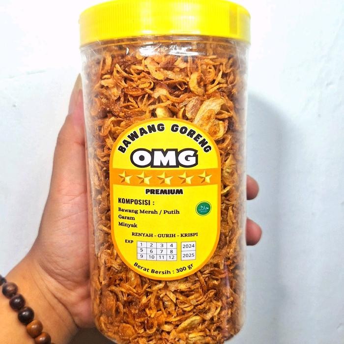 

[SUPER PREMIUM] BAWANG MERAH GORENG ORIGINAL (300 gr) MURNI TANPA TEPUNG Original (Tawangmangu) - 300 gram