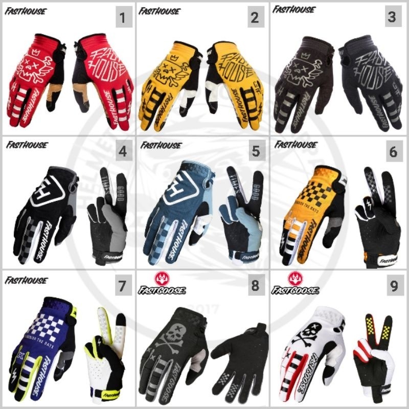 SARUNG TANGAN FASTHOUSE KUALITAS ORIGINAL MOTORCROSS GLOVES