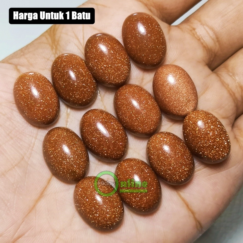 BATU AKIK PASIR EMAS COKLAT TIDAK TEMBUS SENTER