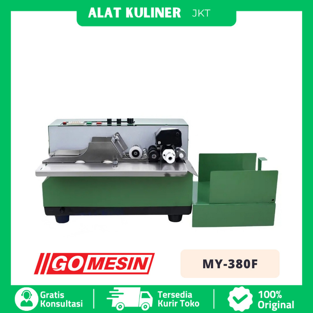 

Mesin Cetak Tanggal Expired Produksi Otomatis Gomesin My-380f Original