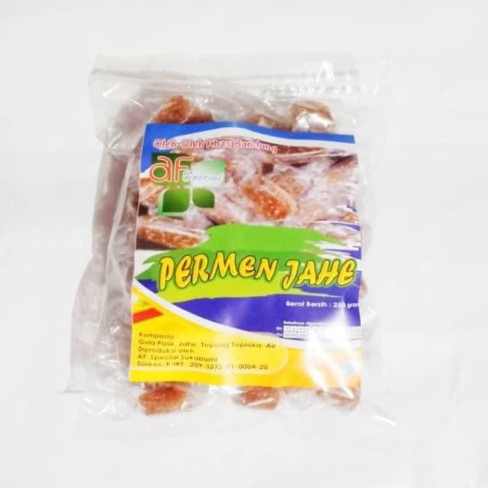 

Permen Jahe AF 250Gr Jajanan Bandung