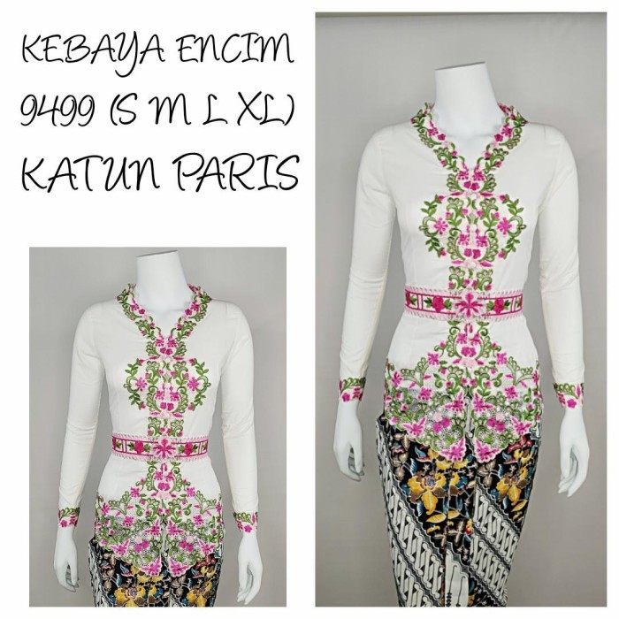 ✨LARIS✨ -9187 Indah Kebaya Modern Encim Kutubaru Bali Murah Batik Bordir Brokat