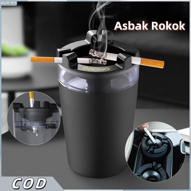 WORMYAsbak Rokok Air Asbak Rokok Mobil Asbak Rokok Mini Storage Mobile Portable Multifungsi Asbak