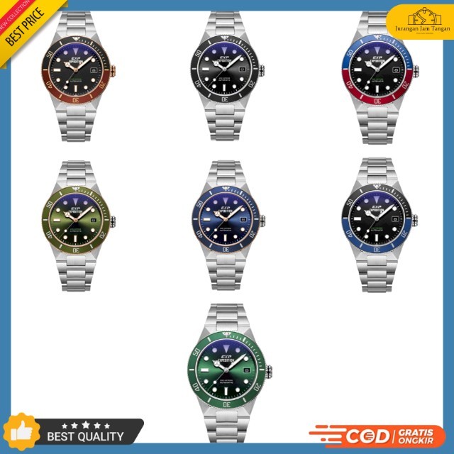 EXPEDITION EXP 6851 / E6851 - JAM TANGAN PRIA ORIGINAL - STAINLESS STEEL - GARANSI RESMI 1 TAHUN