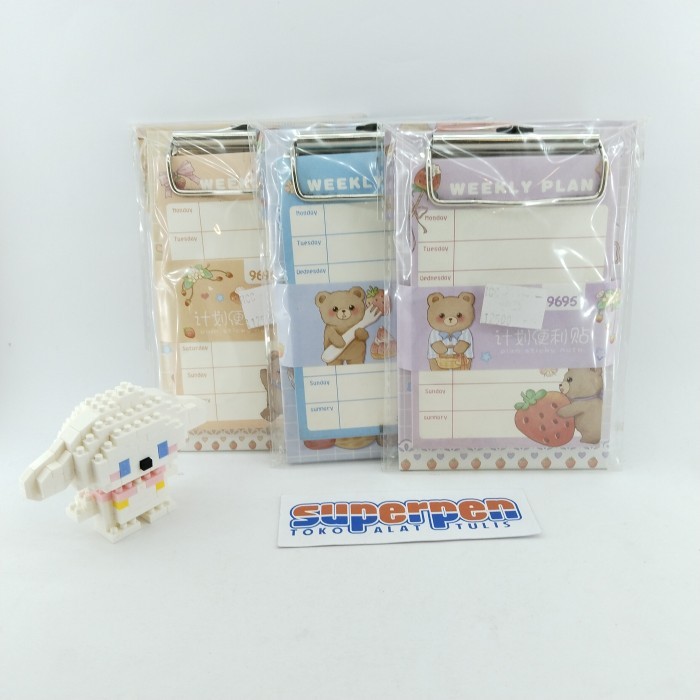 

Mini Clipboard set Note Memo Kecil