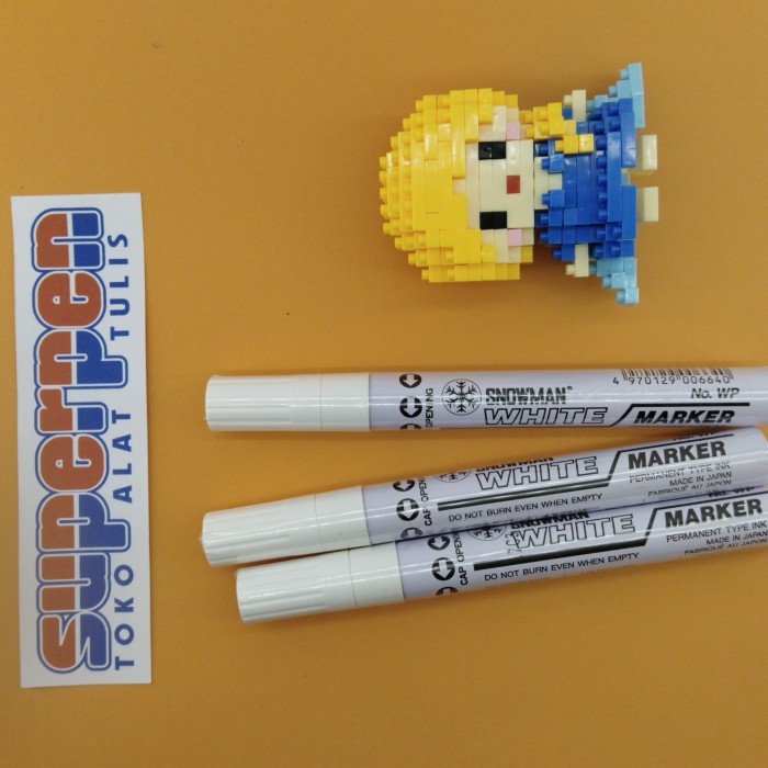 

Spidol Snowman White Marker