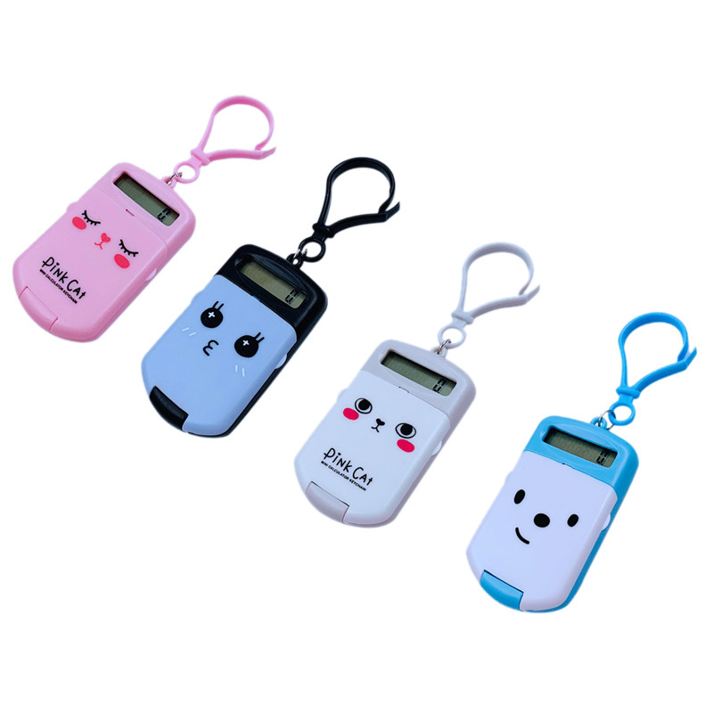 

Portable Digit Calculator Mini Calculator Cartoon Cute Keychain Office Supplies Special Calculator For Student