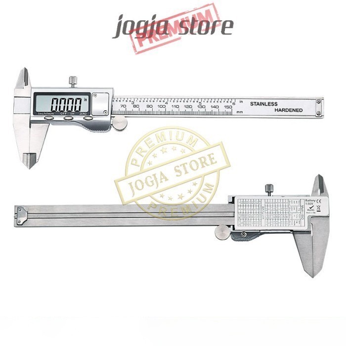 

Jangka Sorong Digital LCD Vernier Caliper Penggaris Micrometer 15CM