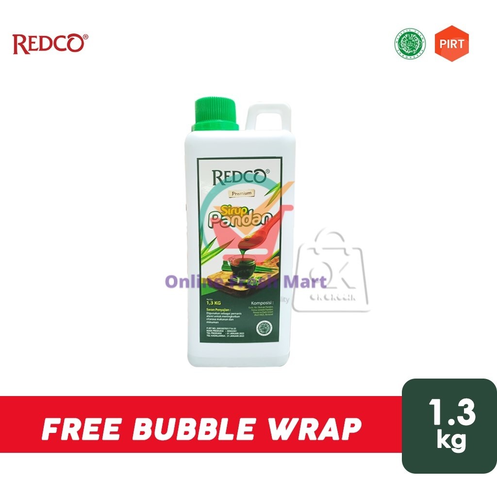 

Syrup Pandan Premium Redco / Sirup Pandan Premium ( 1,3kg ) - Online Fresh Mart Denpasar